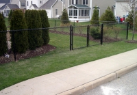 Black Chain Link and Gates