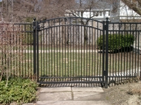 Ornamental Single Arched Gate with 1 5/8" Spacing EFF-20
