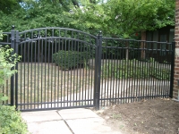 Flat Top with Arched Gate EFF-20 Double Pickets