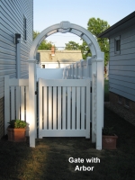 Gate with Arbor