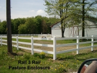 Rail 3 Rail Pasture Enclosed